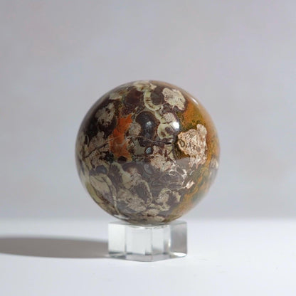 Volcanic Rhyolite Sphere | Rhyolite Crystal Sphere