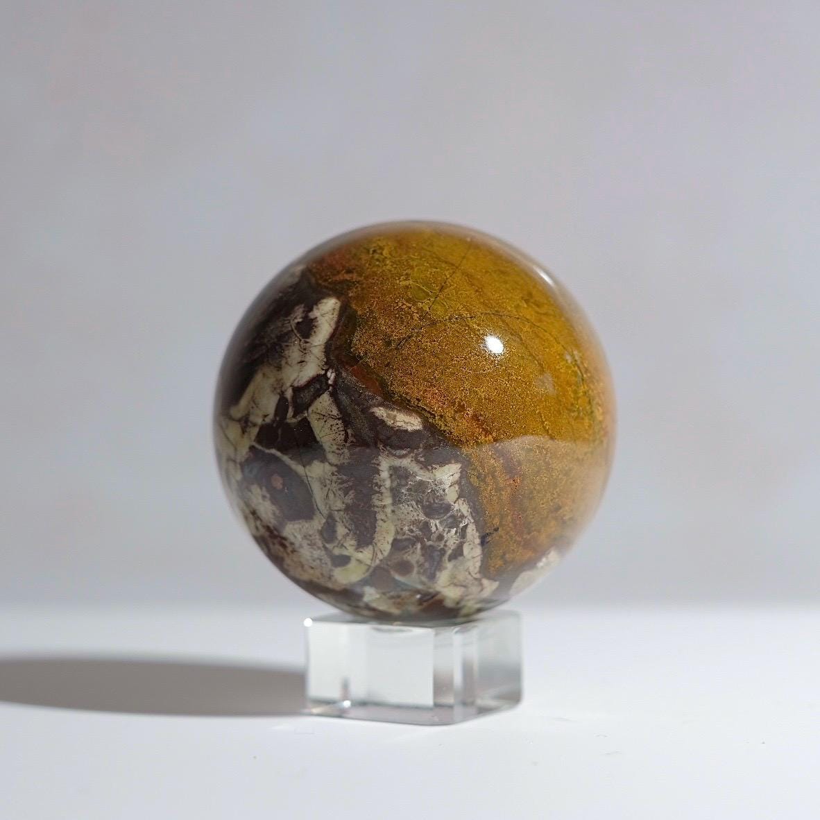 Volcanic Rhyolite Sphere | Rhyolite Crystal Sphere