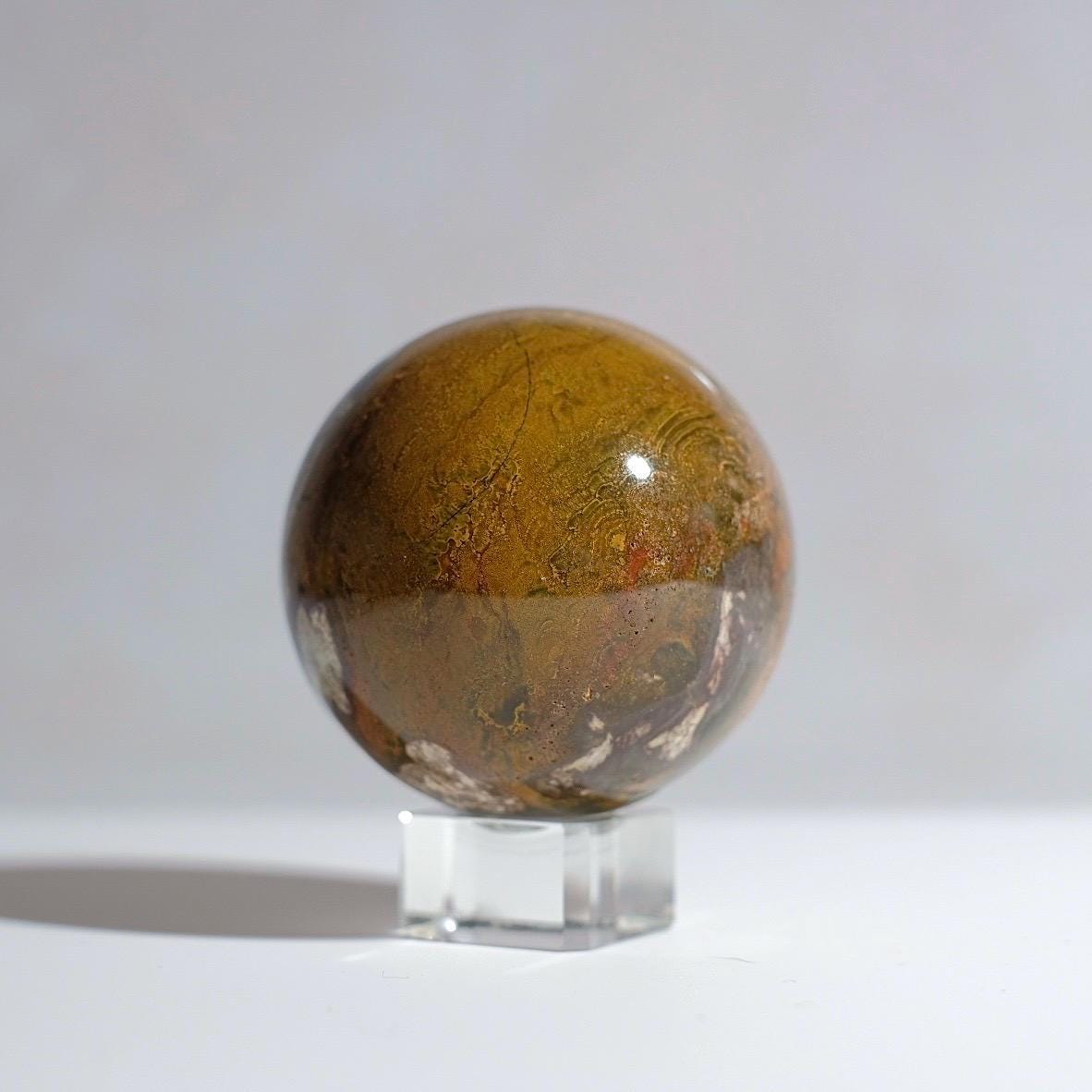 Volcanic Rhyolite Sphere | Rhyolite Crystal Sphere