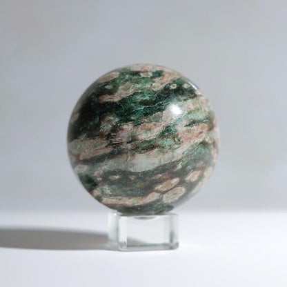 Fuchsite Sphere | Green Mica Crystal Sphere