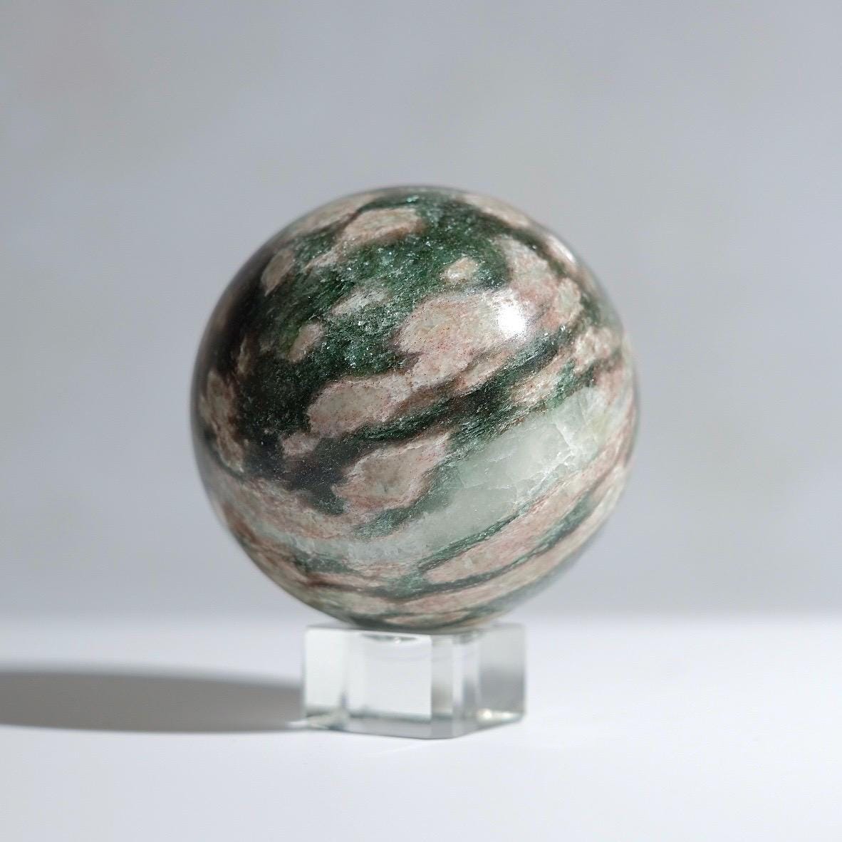 Fuchsite Sphere | Green Mica Crystal Sphere