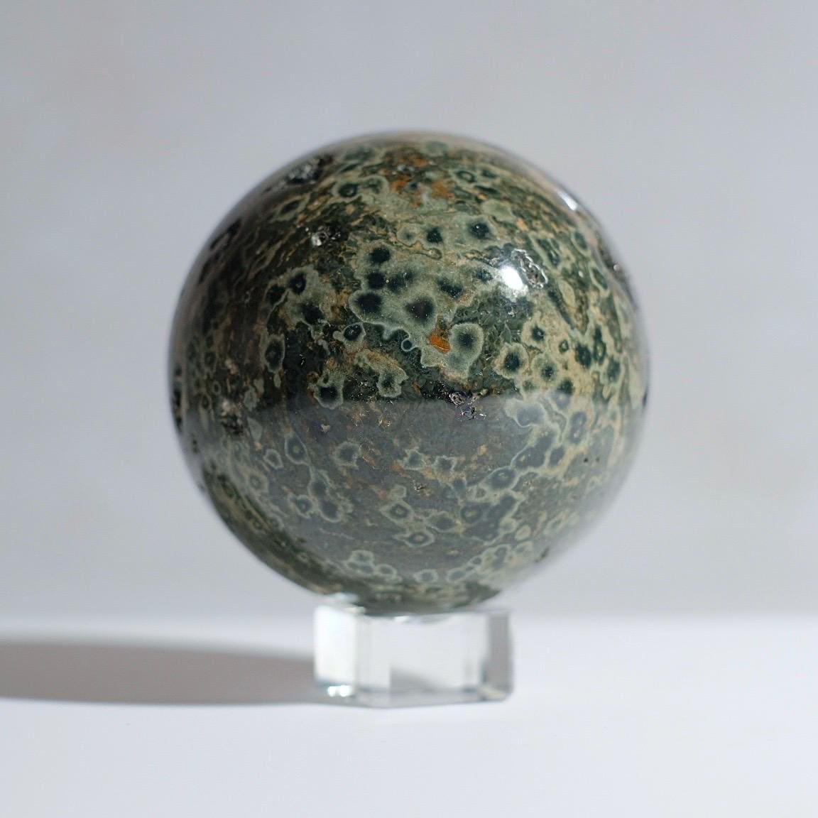 Green Ocean Jasper Sphere | Ocean Jasper Crystal Sphere