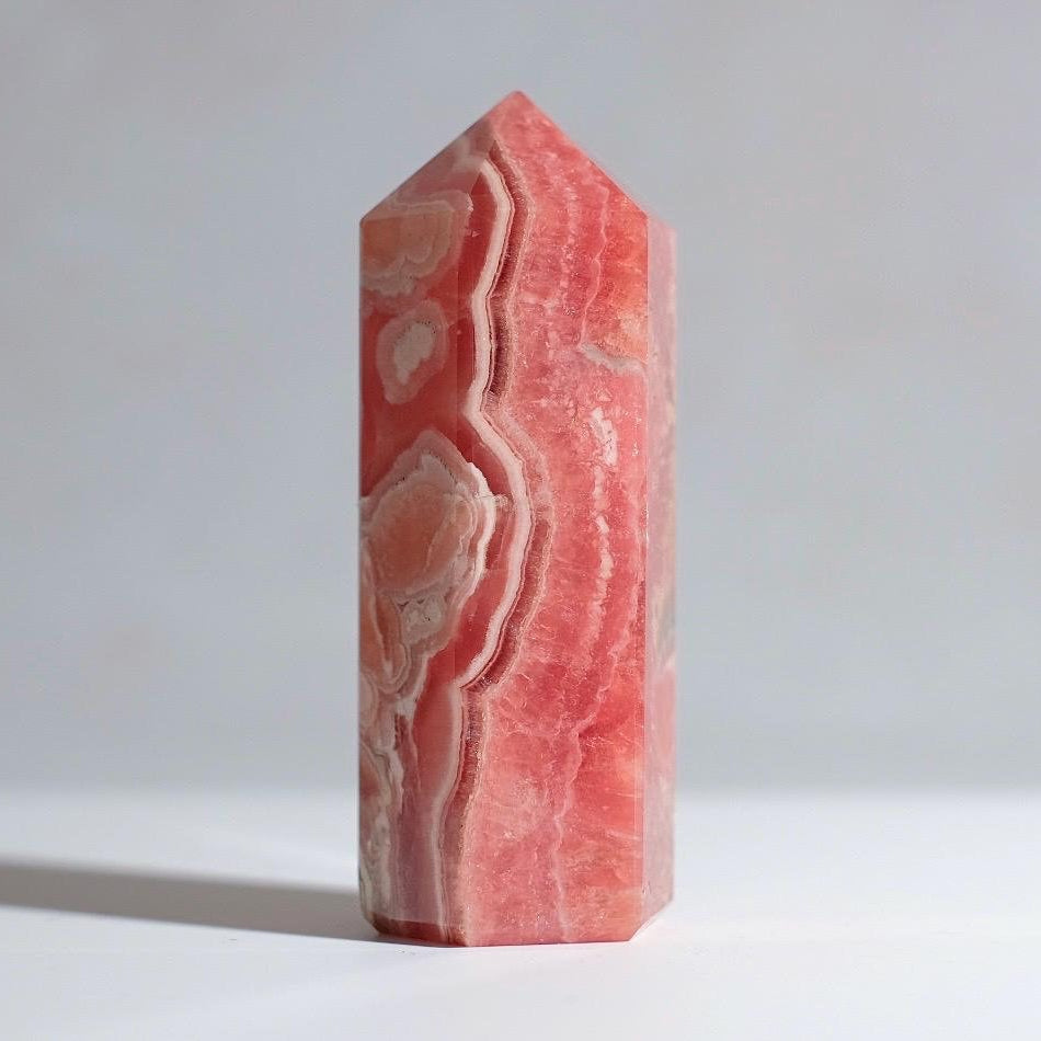 Rhodochrosite Tower | Rhodochrosite Crystal Point