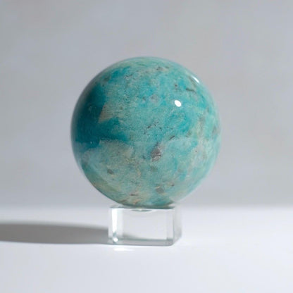 Amazonite & Smokey Quartz Sphere | Amazonite Crystal Sphere