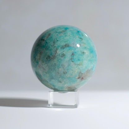 Amazonite & Smokey Quartz Sphere | Amazonite Crystal Sphere