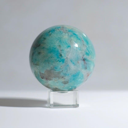 Amazonite & Smokey Quartz Sphere | Amazonite Crystal Sphere