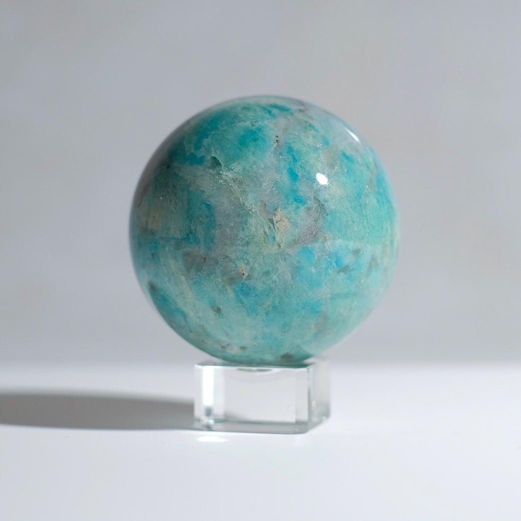 Amazonite & Smokey Quartz Sphere | Amazonite Crystal Sphere