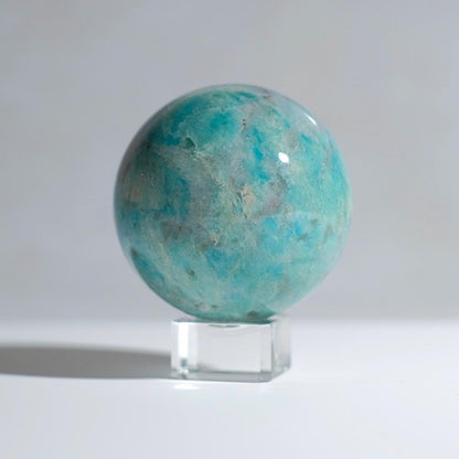 Amazonite & Smokey Quartz Sphere | Amazonite Crystal Sphere