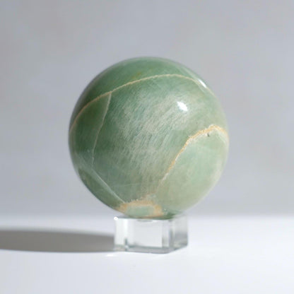 Garnierite Sphere | Green Moonstone Crystal Sphere