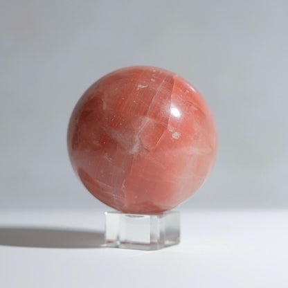 Rose Calcite Sphere | Calcite Crystal Sphere