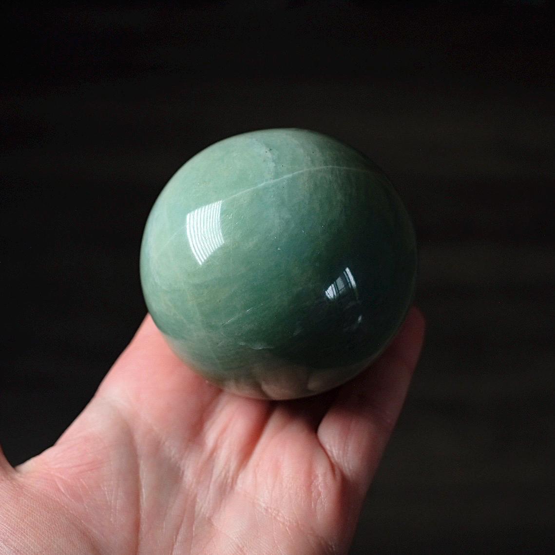 Garnierite Sphere | Green Moonstone Crystal Sphere