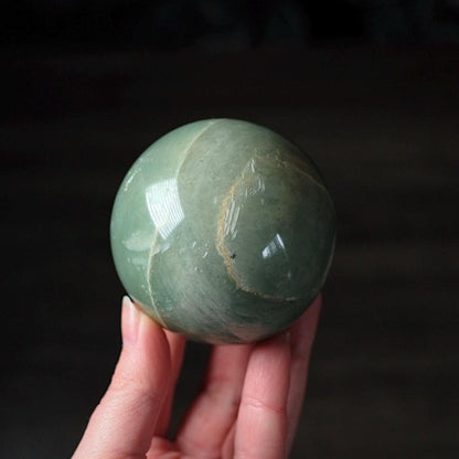 Garnierite Sphere | Green Moonstone Crystal Sphere