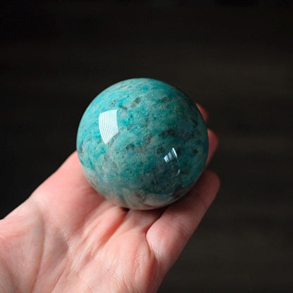 Amazonite & Smokey Quartz Sphere | Amazonite Crystal Sphere