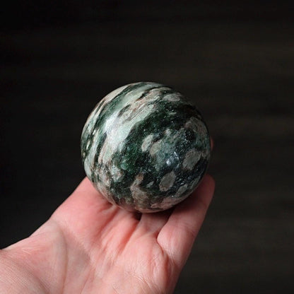 Fuchsite Sphere | Green Mica Crystal Sphere