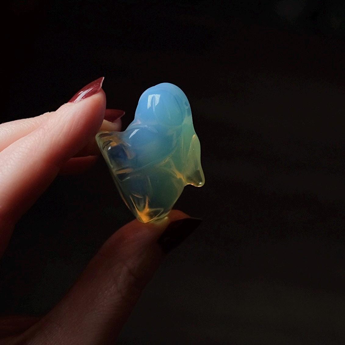 Opalite Rabbit Carving | Bunny | Crystal Animal Figure