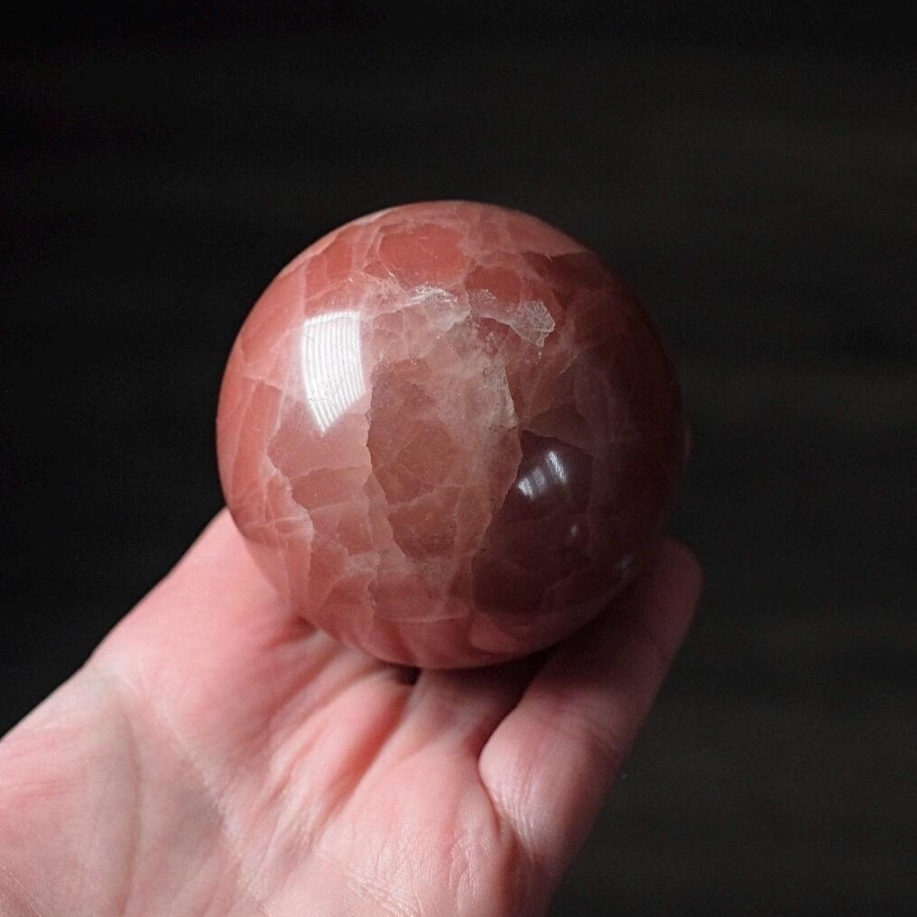 Rose Calcite Sphere | Calcite Crystal Sphere