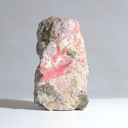 Rhodochrosite + Fluorite + Pyrite Specimen | Rhodochrosite Natural Crystal