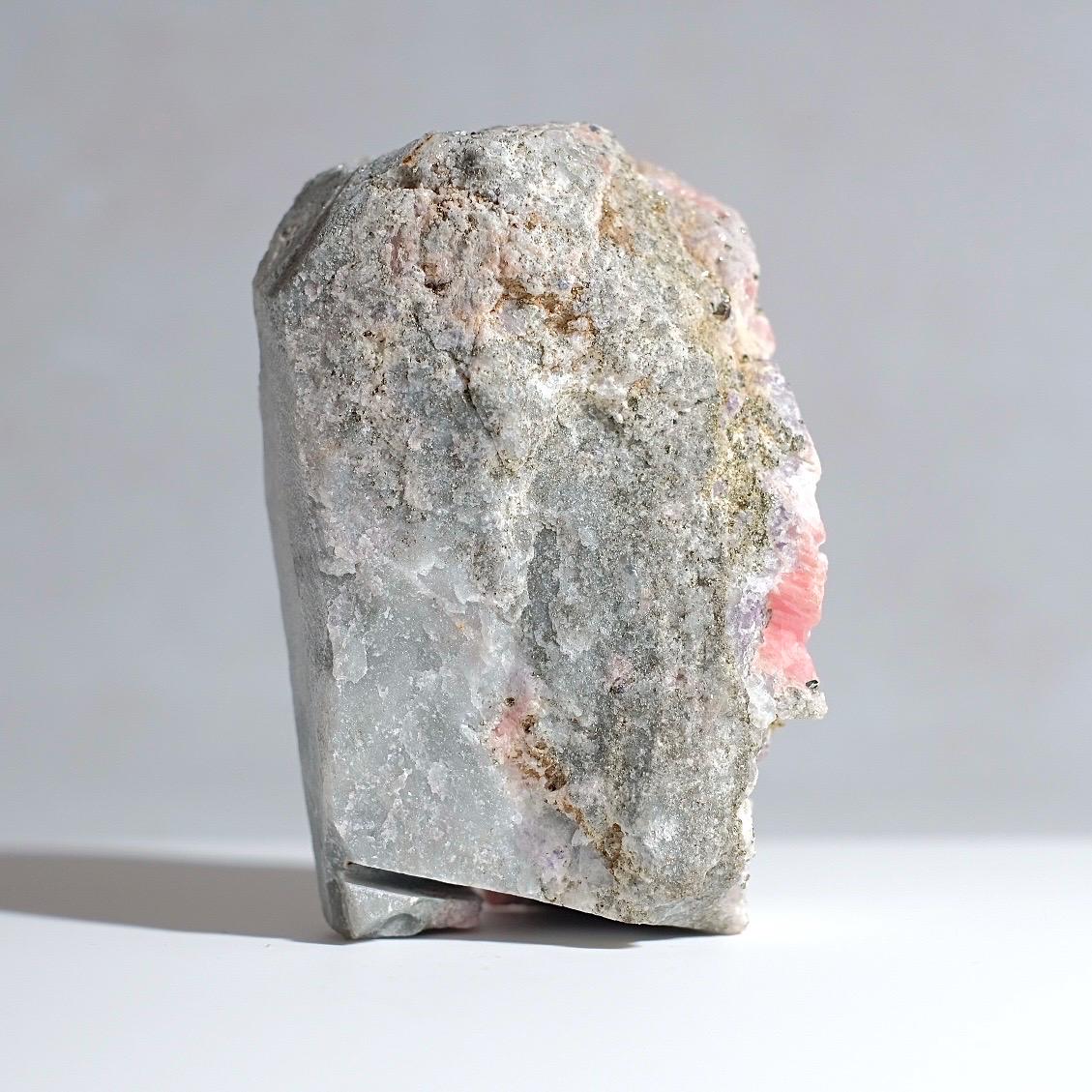 Rhodochrosite + Fluorite + Pyrite Specimen | Rhodochrosite Natural Crystal