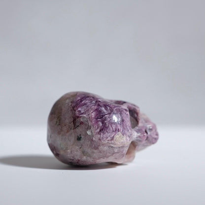 Charoite Crystal Skull | Purple Charoite Skull Crystal