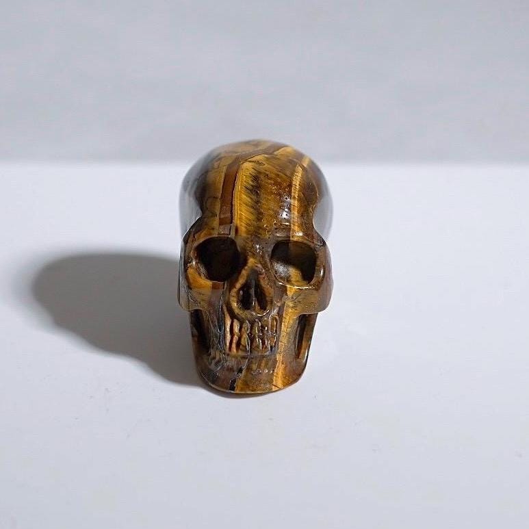 Tiger Eye Crystal Skull | Tigers Eye Skull