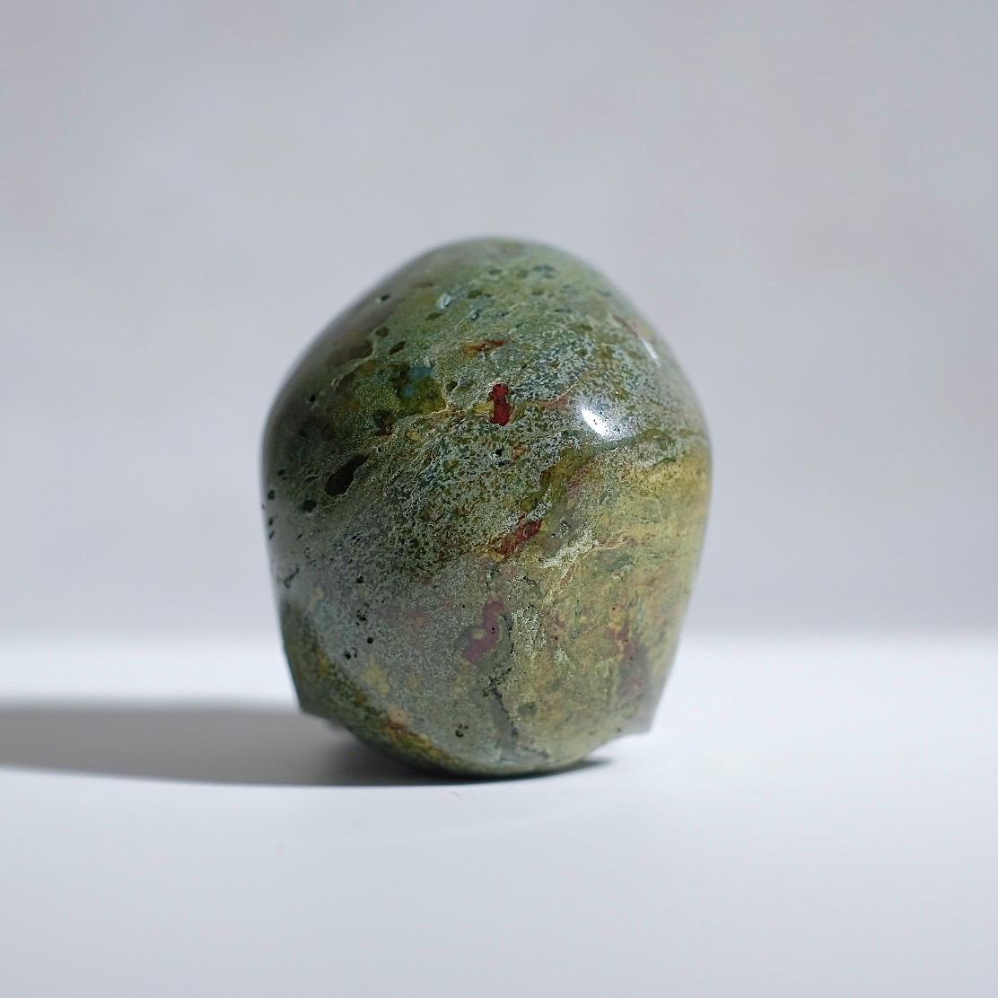 Dragon Blood Jasper Crystal Skull | Green Jasper Skull