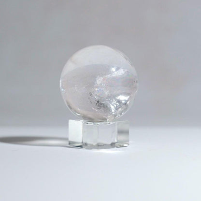 Clear Quartz Sphere w. Rainbows | Quartz Crystal Sphere