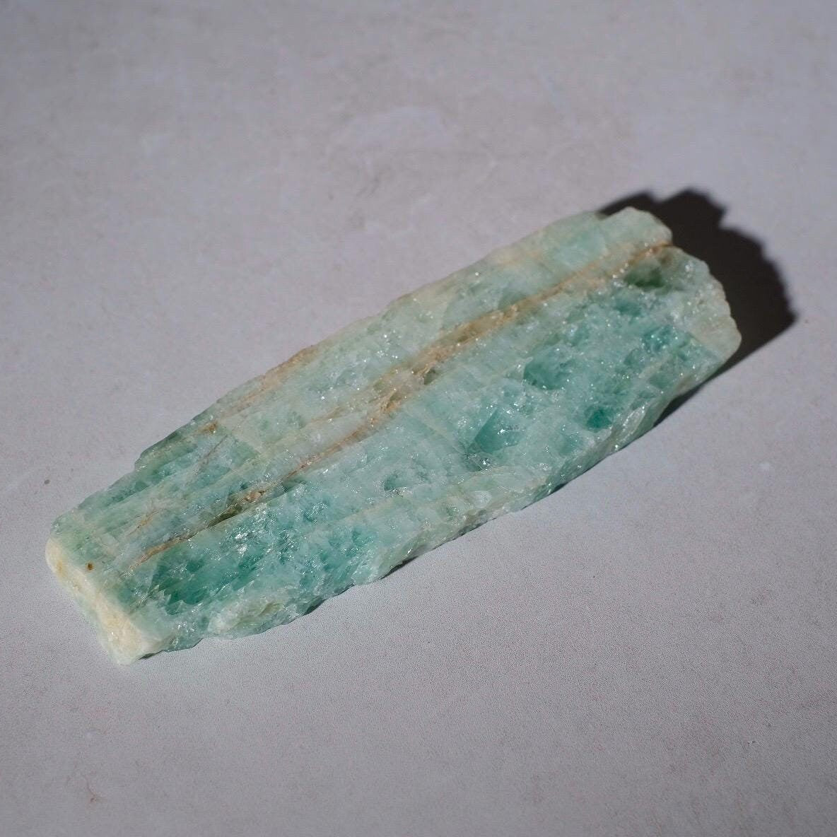 Australian Aquamarine Slab | Polished Aquamarine Crystal Slab