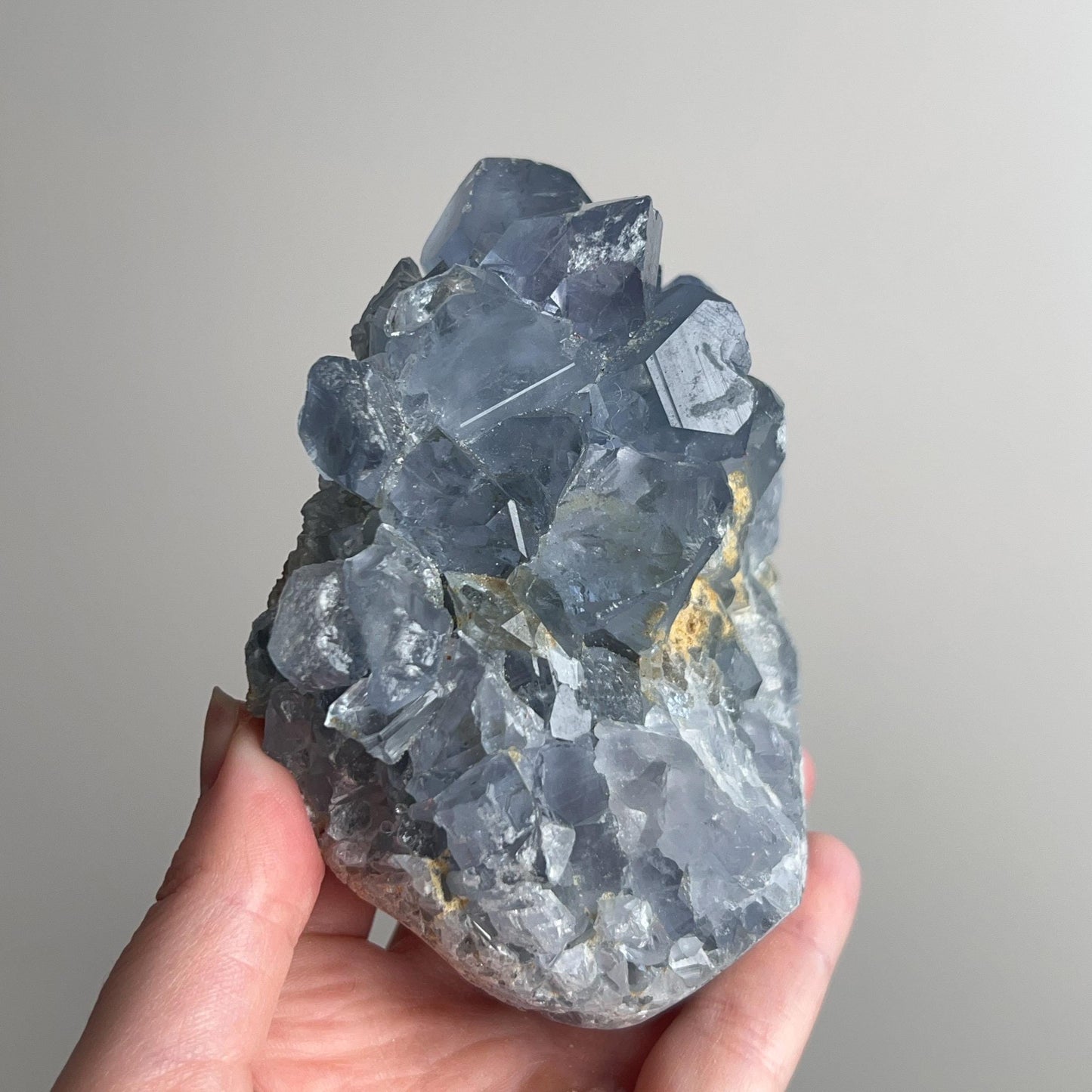 Blue Celestite Cluster | Celestine Crystal Geode