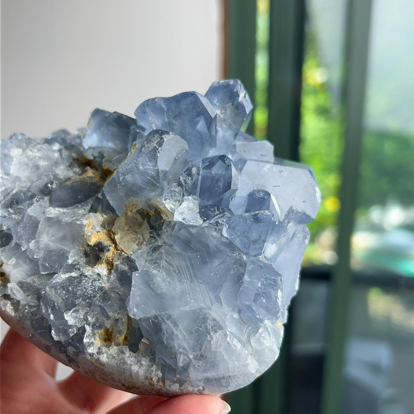 Blue Celestite Cluster | Celestine Crystal Geode