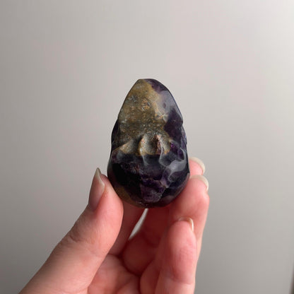 Purple Fluorite Crystal Skull | Fluorite Skull