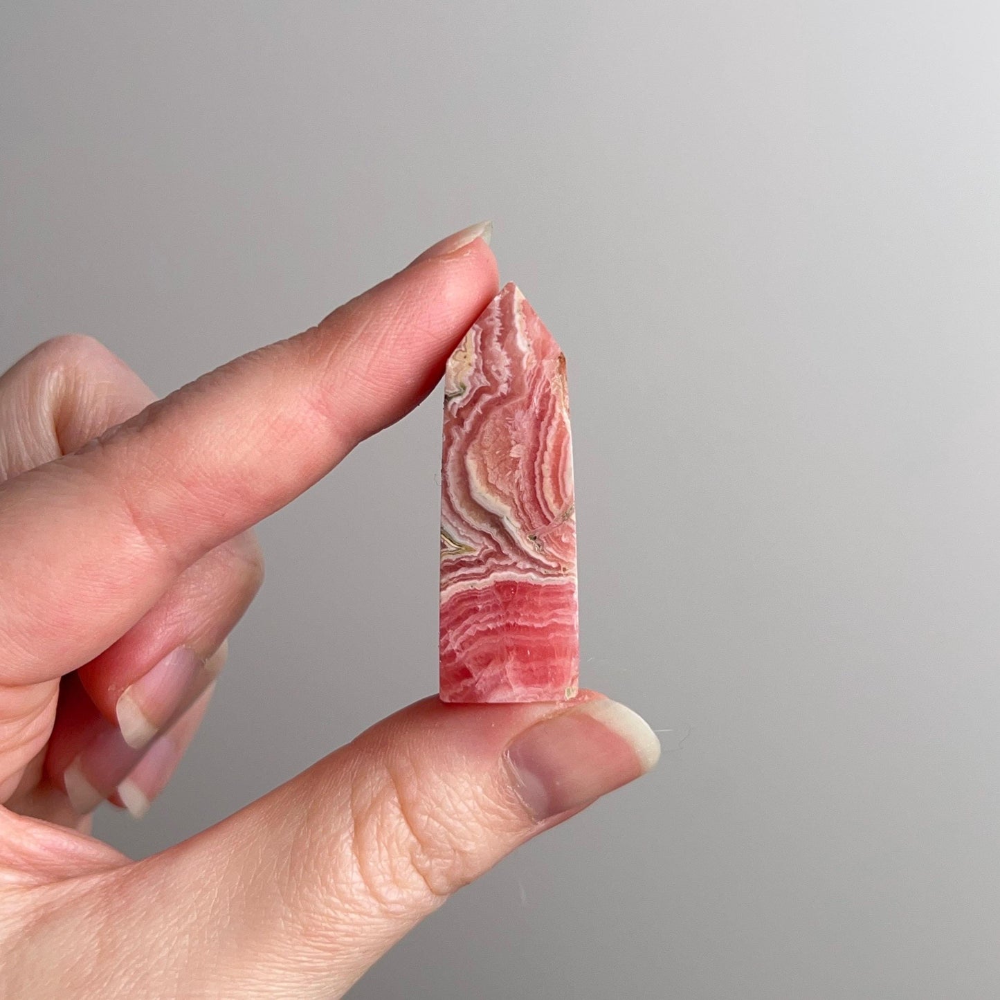 Rhodochrosite Point | Pink Rhodochrosite Crystal Tower