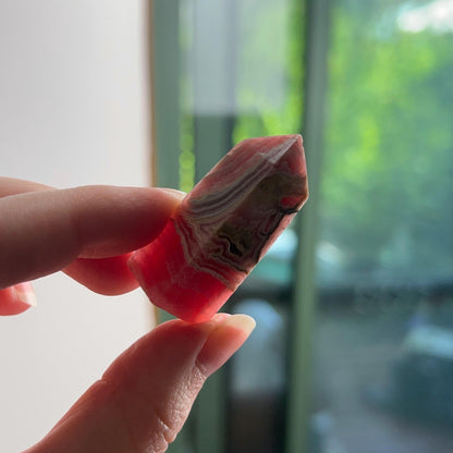 Rhodochrosite Point | Pink Rhodochrosite Crystal Tower