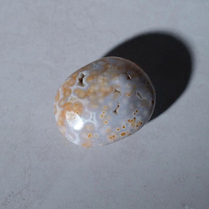 Old Stock Ocean Jasper Palm | Orbicular OJ Crystal Palmstone