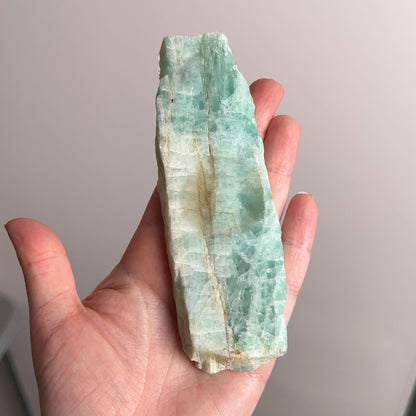 Australian Aquamarine Slab | Polished Aquamarine Crystal Slab