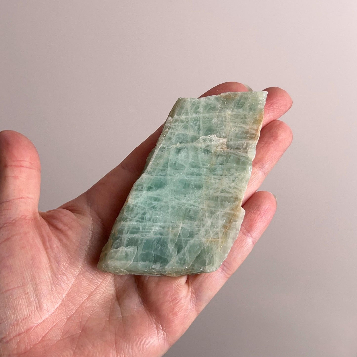 Australian Aquamarine Slab | Polished Aquamarine Crystal Slab