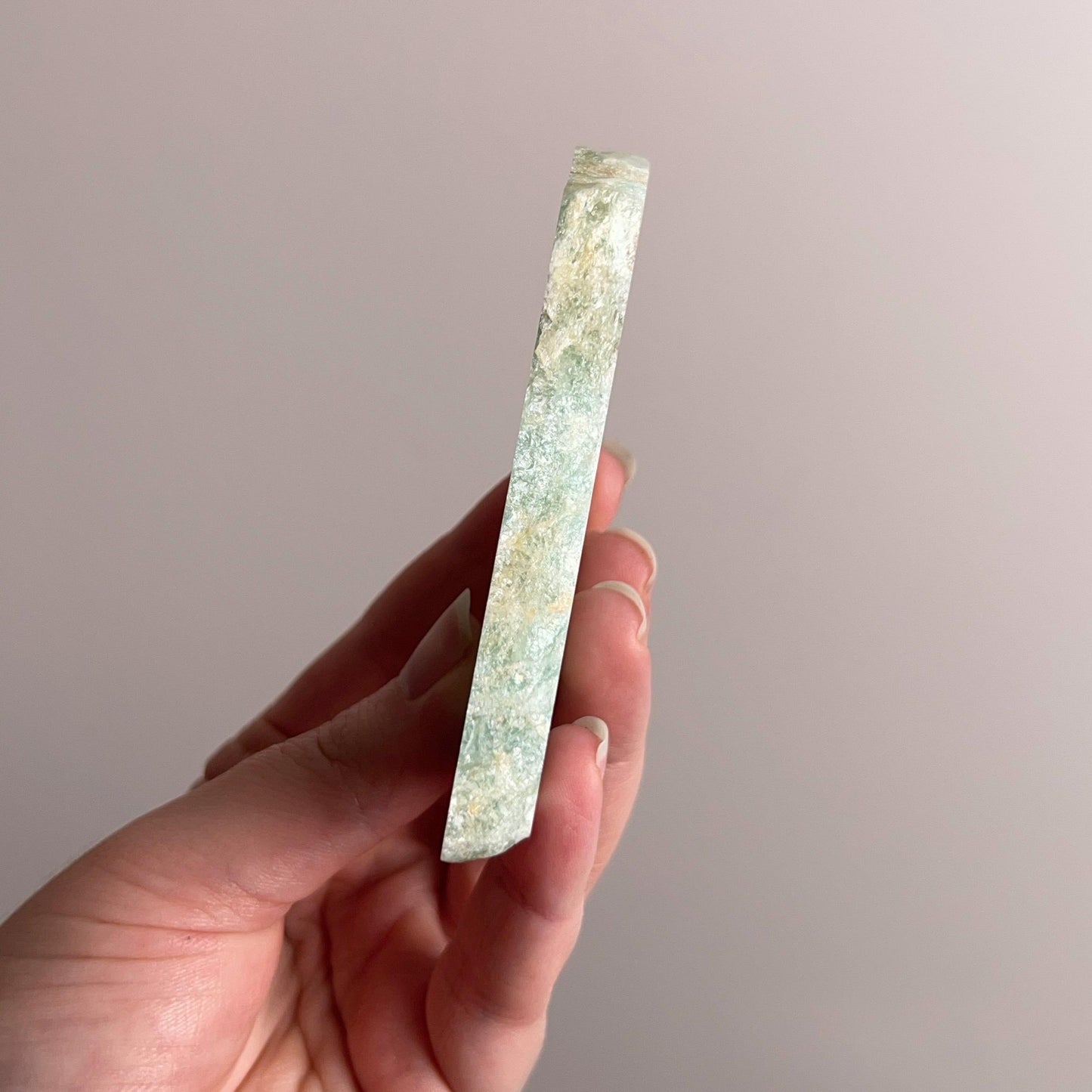 Australian Aquamarine Slab | Polished Aquamarine Crystal Slab