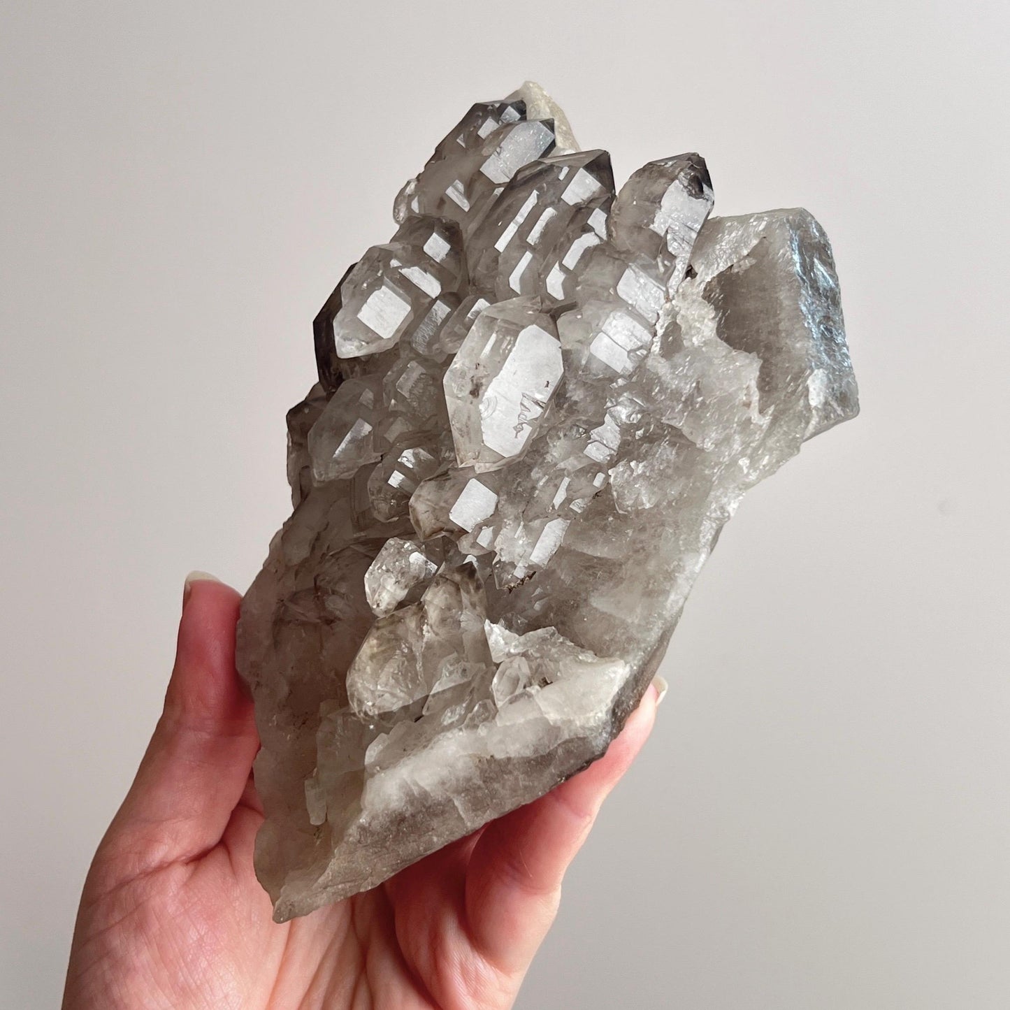 Elestial Smokey Quartz Specimen | Elestial Quartz Cluster