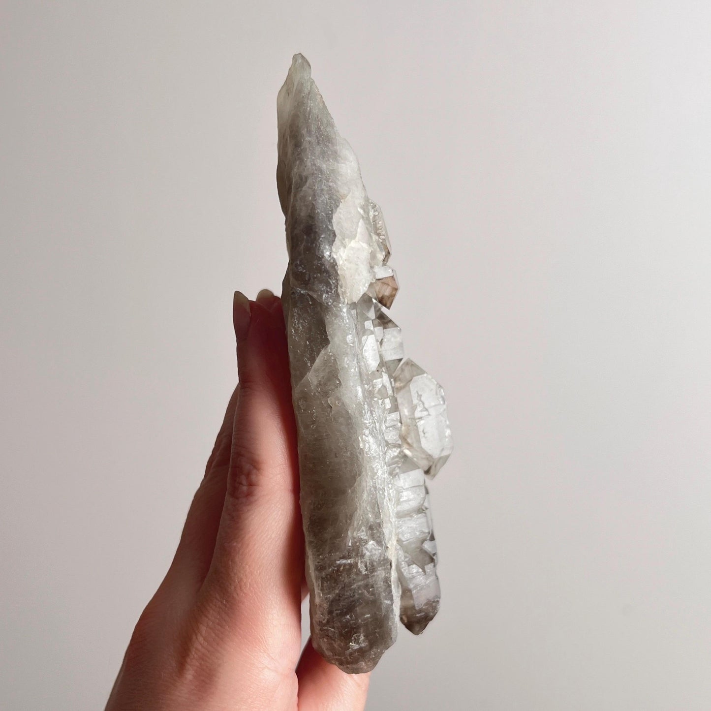 Elestial Smokey Quartz Specimen | Elestial Quartz Cluster