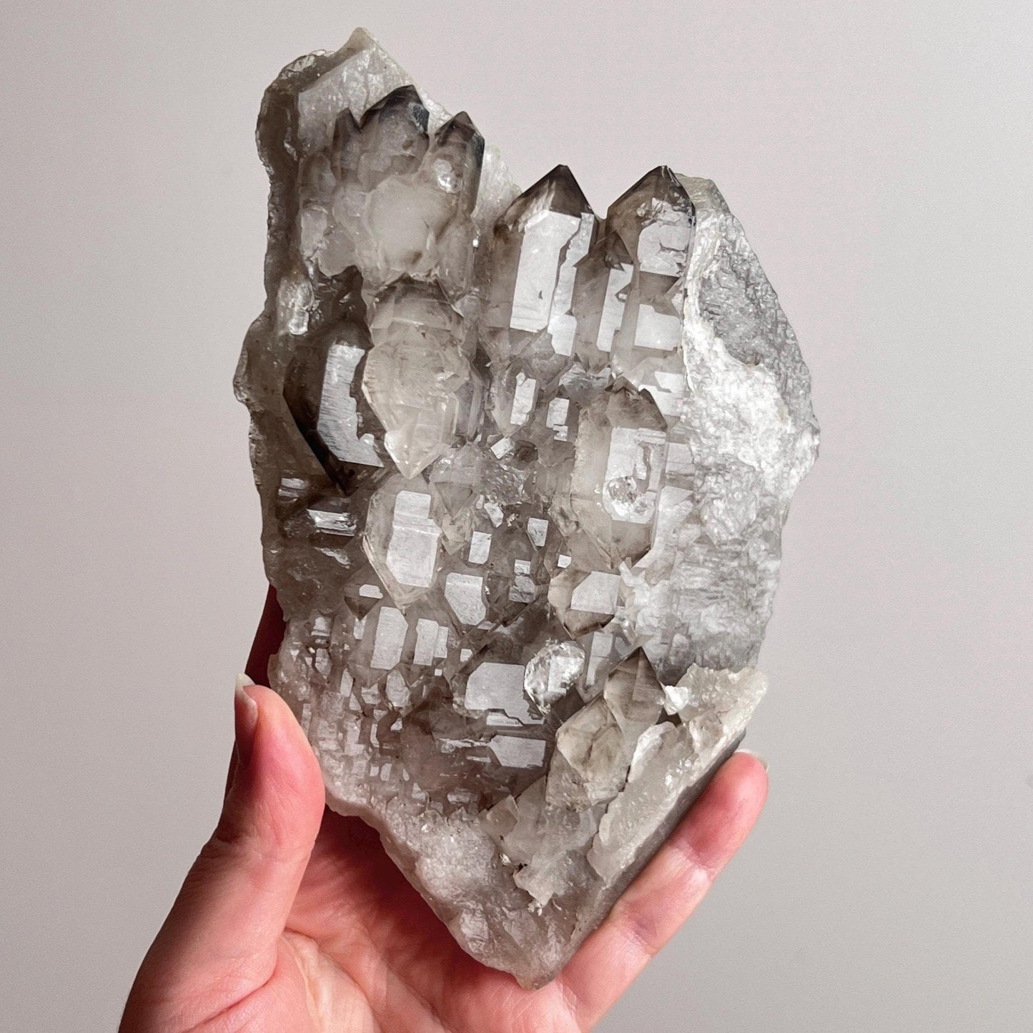 Elestial Smokey Quartz Specimen | Elestial Quartz Cluster