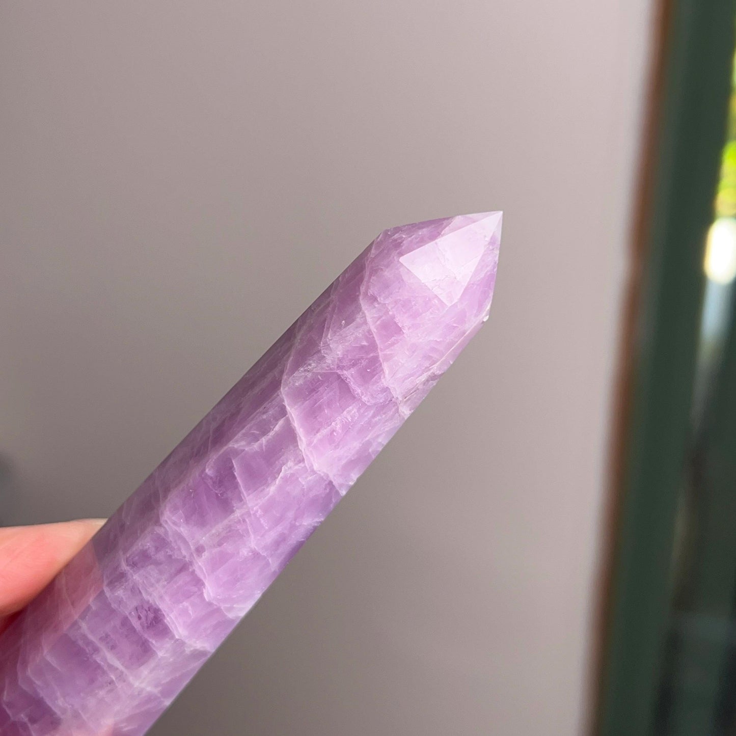 AA Kunzite Tower | Natural Pink Kunzite Crystal Point