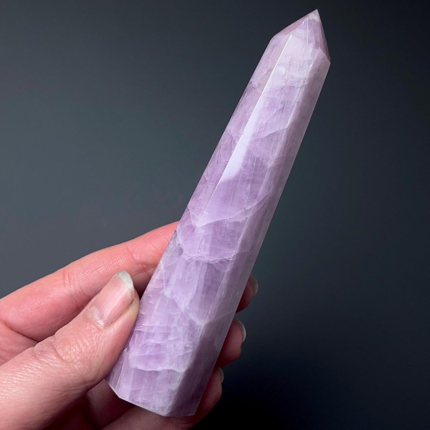 AA Kunzite Tower | Natural Pink Kunzite Crystal Point