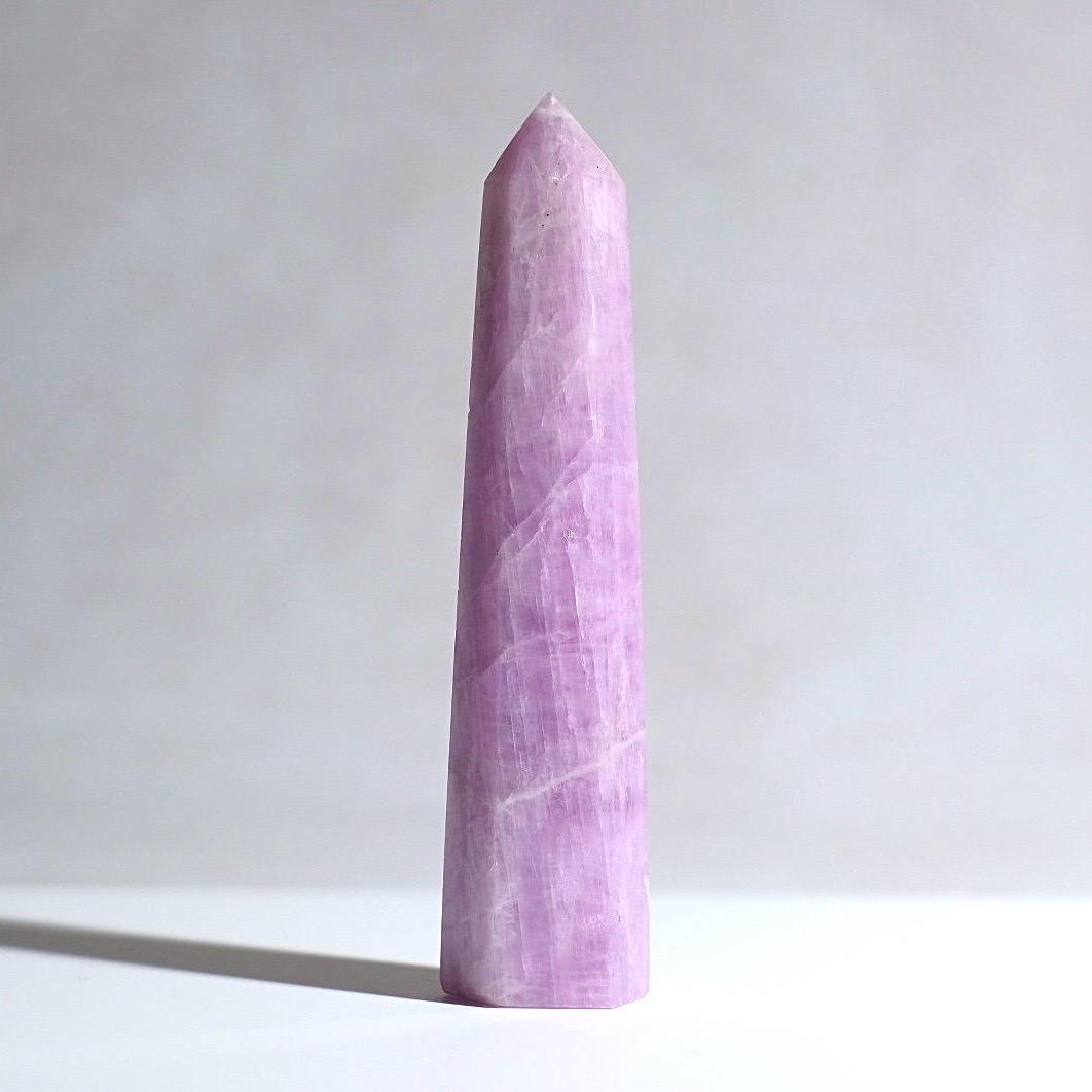 AA Kunzite Tower | Natural Pink Kunzite Crystal Point