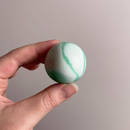 Chrysoprase Sphere | Mint Green Chrysoprase Crystal Sphere