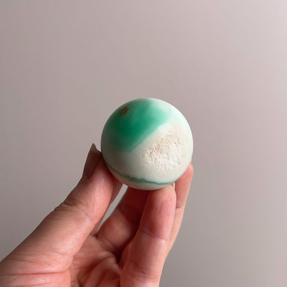 Chrysoprase Sphere | Mint Green Chrysoprase Crystal Sphere