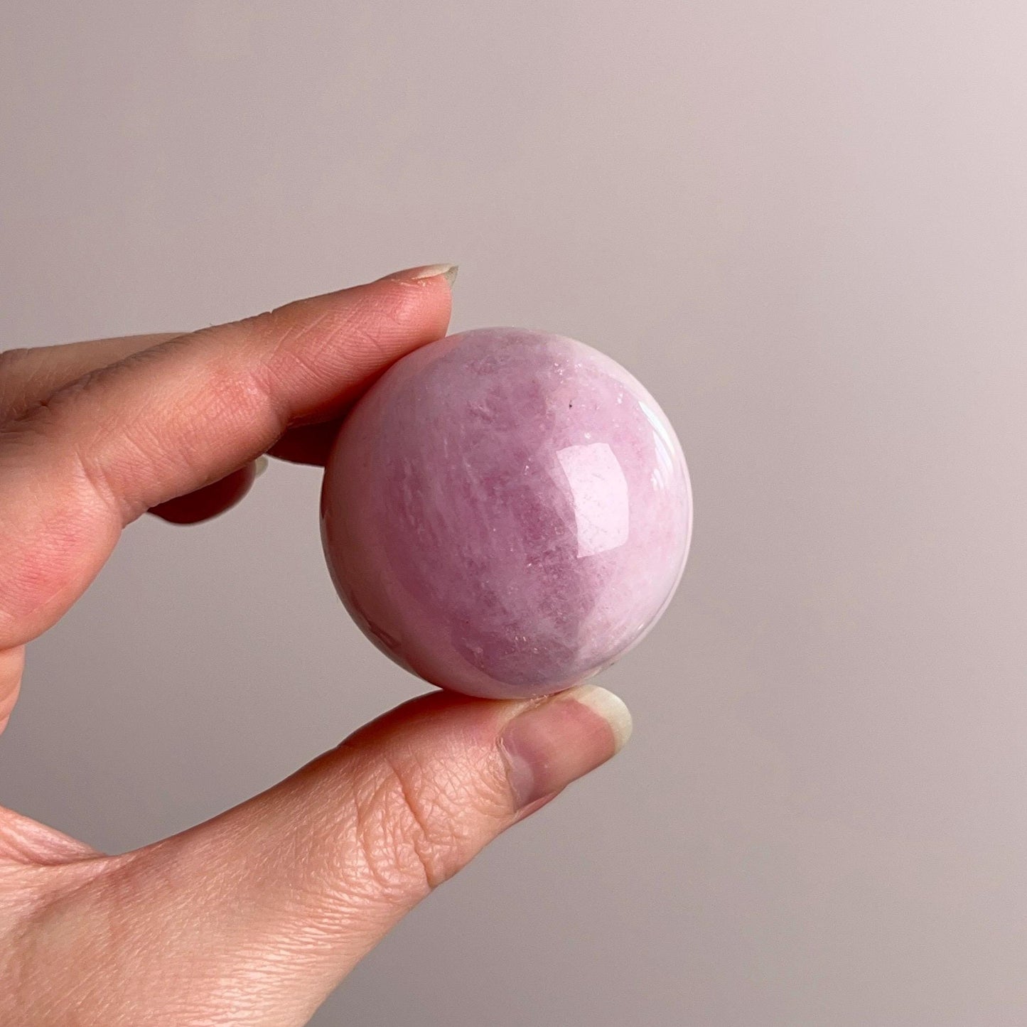 Bi Color Morganite Sphere | Beryl Crystal Sphere