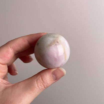 Bi Color Morganite Sphere | Beryl Crystal Sphere