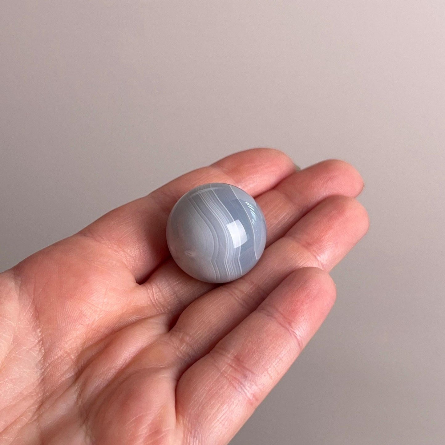 Banded Agate Sphere | Striped Agate Crystal Sphere