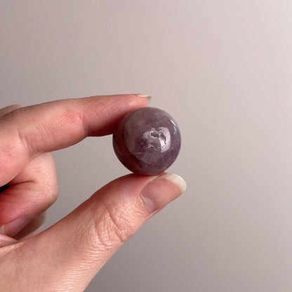 Purple Rose Quartz Sphere | Lavender Rose Quartz Crystal Sphere