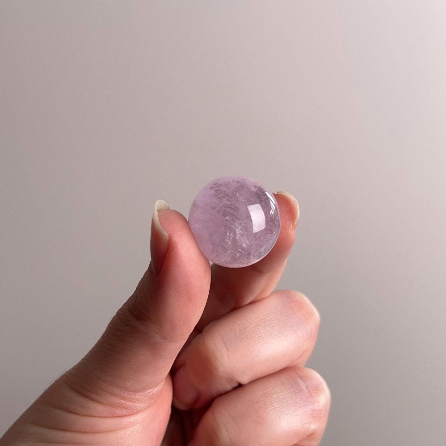 Gem Kunzite Sphere | Pink Kunzite Crystal Sphere