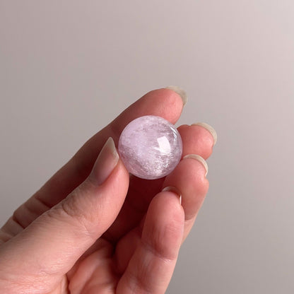 Gem Kunzite Sphere | Pink Kunzite Crystal Sphere